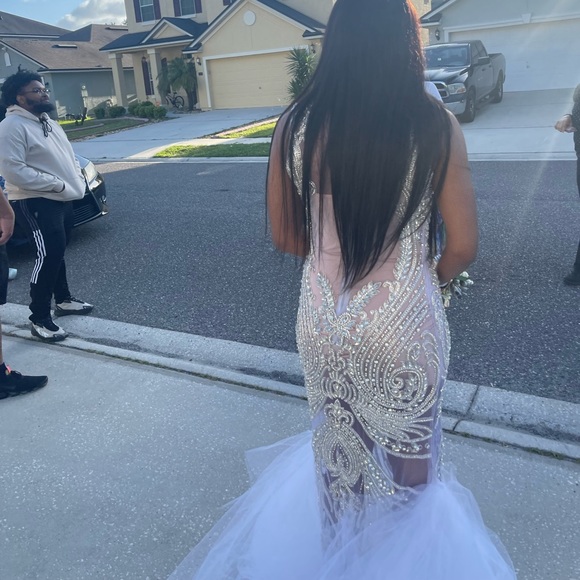 Rhinestone sequin Prom dress - Picture 2 of 2